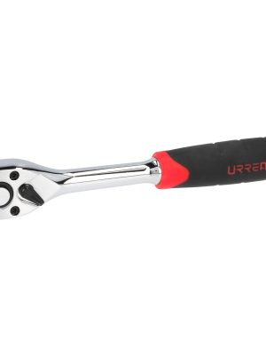 5249IX - Matraca reversible con mango bimaterial, quick release, para dado cuadro de 3/8" Urrea