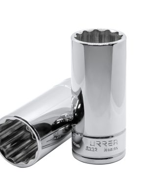 5324H.jpg 5324H - Dado largo cuadro de 1/2", 6 puntas, en pulgadas, 3/4" Urrea