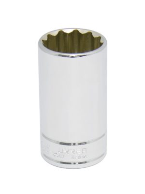 5340 - Dado largo cuadro de 1/2", 12 puntas, en pulgadas, 1-1/4" Urrea