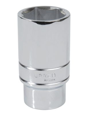 5340H - Dado largo cuadro de 1/2", 6 puntas, en pulgadas, 1-1/4" Urrea