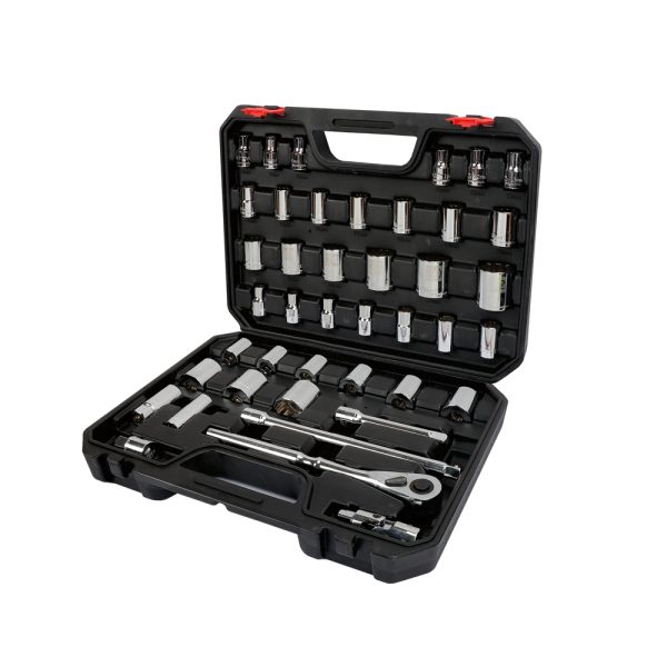 5400CB - Juego de dados y accesorios cuadro de 1/2" combinado, 42 piezas Urrea