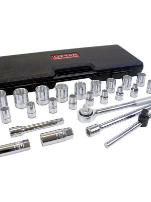 5400PC.jpg 5400PC - Juego de dados y accesorios cuadro de 1/2" en pulgadas, 25 piezas Urrea