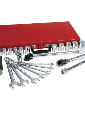 5404B - Juego de dados y accesorios cuadro de 1/2" en pulgadas, 28 piezas Urrea