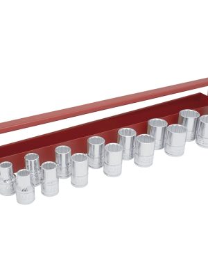 54214.jpg 54214 - Juego de dados cuadro de 1/2", 12 puntas, métricos, 15 piezas Urrea