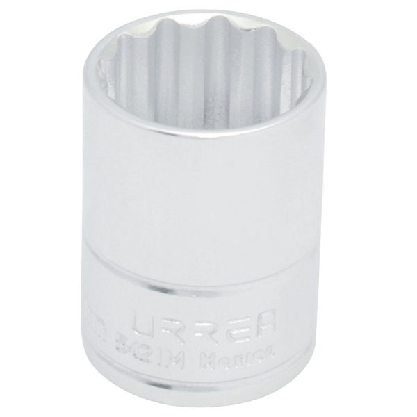 5427M - Dado cuadro de 1/2", 12 puntas, métrico, 27 mm Urrea