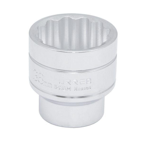 5436M - Dado cuadro de 1/2", 12 puntas, métrico, 36 mm Urrea