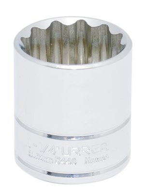 5440 - Dado cuadro de 1/2", 12 puntas, en pulgadas, 1-1/4" Urrea