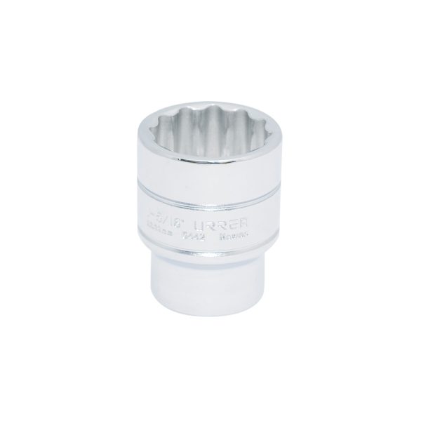 5442 - Dado cuadro de 1/2", 12 puntas, en pulgadas, 1-5/16" Urrea