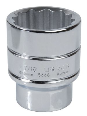 5446 - Dado cuadro de 1/2", 12 puntas, en pulgadas, 1-7/16" Urrea