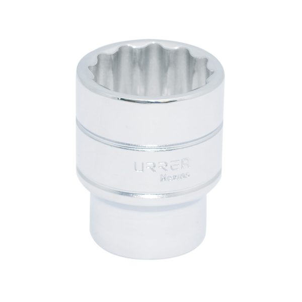 5448 - Dado cuadro de 1/2", 12 puntas, en pulgadas, 1-1/2" Urrea