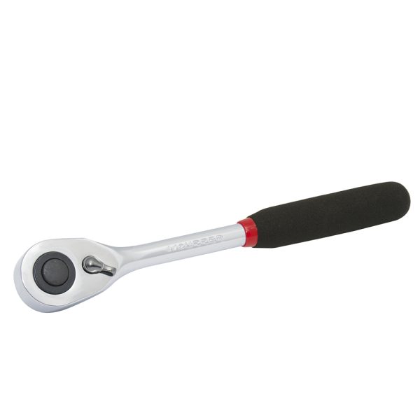 5449H - Matraca reversible con mango rubber grip, quick release, para dado cuadro de 1/2" Urrea