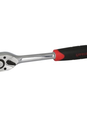 5449IX.jpg 5449IX - Matraca reversible con mango bimaterial, quick release, para dado cuadro de 1/2" Urrea