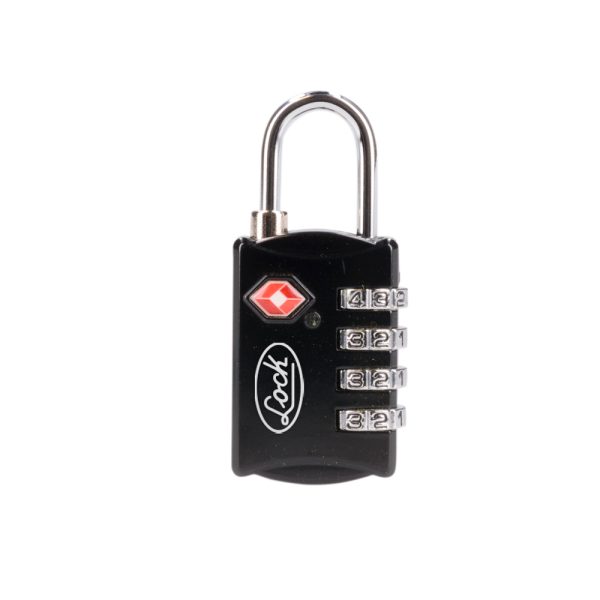 54CA - Candado de combinación programable TSA para maleta, negro 30 mm Lock
