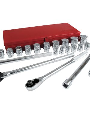 5500C - Juego de dados y accesorios cuadro de 3/4" en pulgadas, 24 piezas Urrea