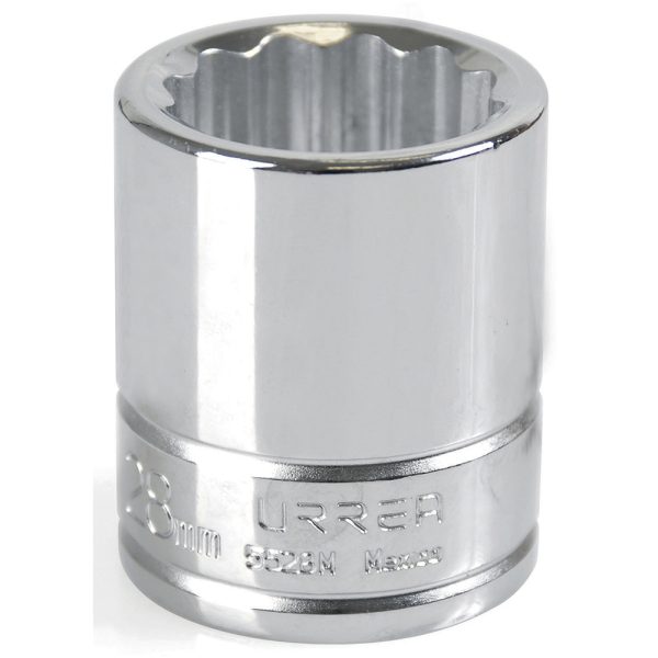 5528M - Dado cuadro de 3/4", 12 puntas, métrico, 28 mm Urrea