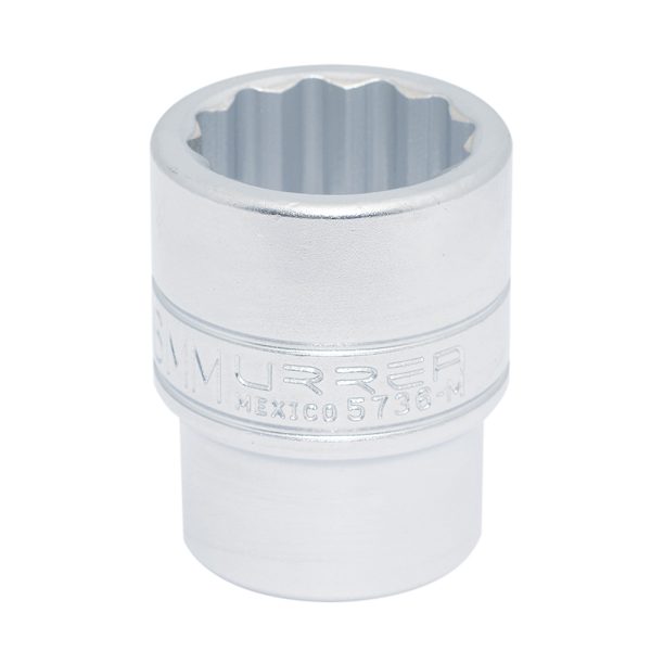 5736M - Dado cuadro de 1", 12 puntas, métrico, 36mm Urrea