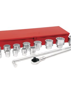 5800A - Juego de dados y accesorios cuadro de 1" en pulgadas, 16 piezas Urrea