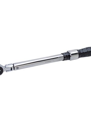 6007.jpg 6007 - Torquímetro de trueno escala dual cabeza flexible cuadro de 3/8", 10-80 ft-lb Urrea