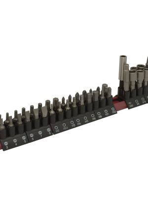 60142 - Juego combinado de puntas hexágono de 1/4" con adaptador magnético, 42 pz en blíster Urrea