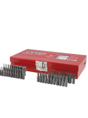 60242 - Juego combinado de puntas hexágono de 1/4", 42 piezas en caja metalica Urrea