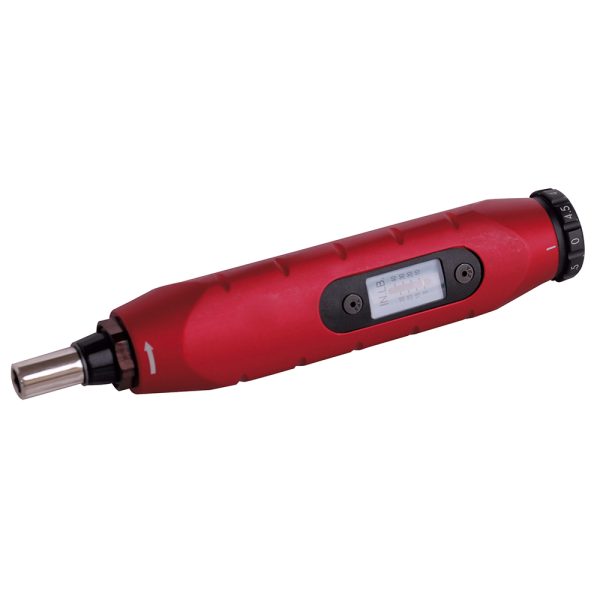 6106A - Destornillador de torque microajustable con mango plástico cuadro de 1/4", 3-15 in-lb Urrea