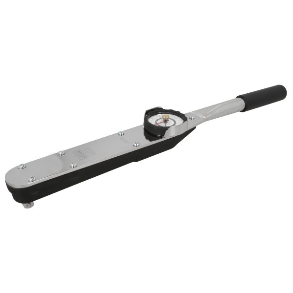 6113A - Torquímetro de carátula cuadro de 3/8", 0-50 ft-lb Urrea