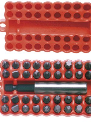 61927.jpg 61927 - Juego combinado de puntas hexágono de 1/4" con adaptador magnético, 37 pz en blíster Urrea