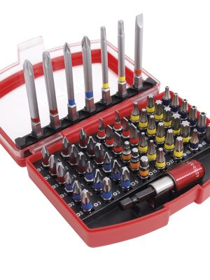 61956.jpg 61956 - Juego combinado de puntas hexágono de 1/4" con adaptador magnético de poder, 56pz en cajaP Urrea