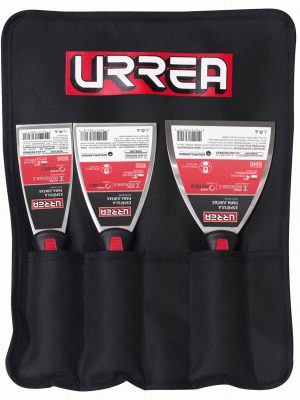 6500X - Juego de espátulas flexibles de acero inoxidable con mango bimaterial, 3 piezas Urrea