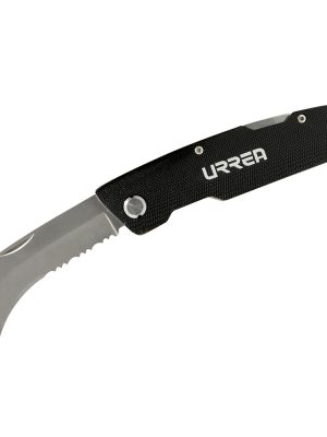 684 - Cuchillo de acero inoxidable con mango acero de 8", para linóleo Urrea