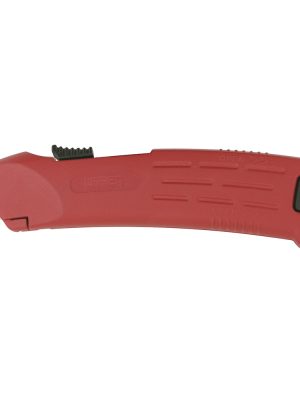 689AR - Navaja utilitaria retráctil automática de seguridad de 6-3/4" , cuerpo de zamac Urrea