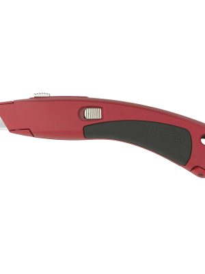 690 - Navaja utilitaria retráctil curva de 7-1/2", cuerpo de zamac Urrea