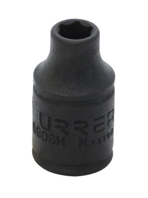 6906H.jpg 6906H - Dado de impacto cuadro de 1/4", 6 puntas, en pulgadas, 3/16" Urrea