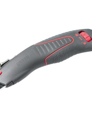 690A - Navaja utilitaria retráctil curva de 7", hoja recubierta con PTFE Urrea