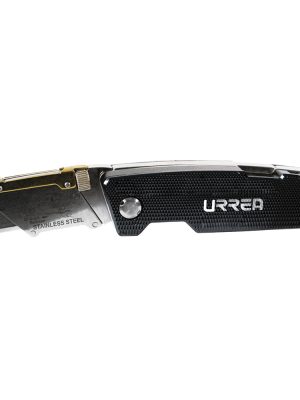690F - Navaja utilitaria abatible con puntas de 7-1/4" Urrea