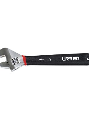 718G - Llave ajustable cromada con mango Rubber grip 18" Urrea