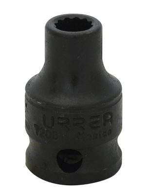7208 - Dado de impacto cuadro de 3/8", 12 puntas, en pulgadas, 1/4" Urrea