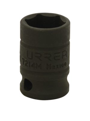 7214M - Dado de impacto cuadro de 3/8", 6 puntas, métrico, 14 mm Urrea