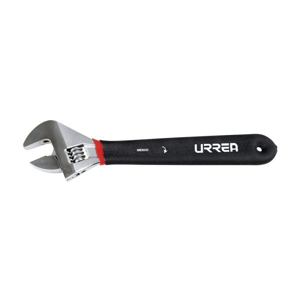 724G - Llave ajustable cromada con mango Rubber grip 24" Urrea