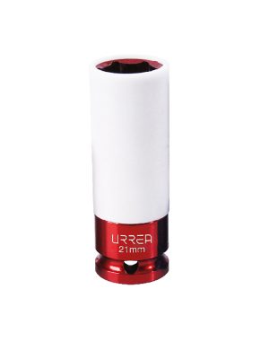 15201H NEW 7321MP - Dado de impacto métrico cuadro de 1/2" con protección Nylamid, 21 mm Urrea