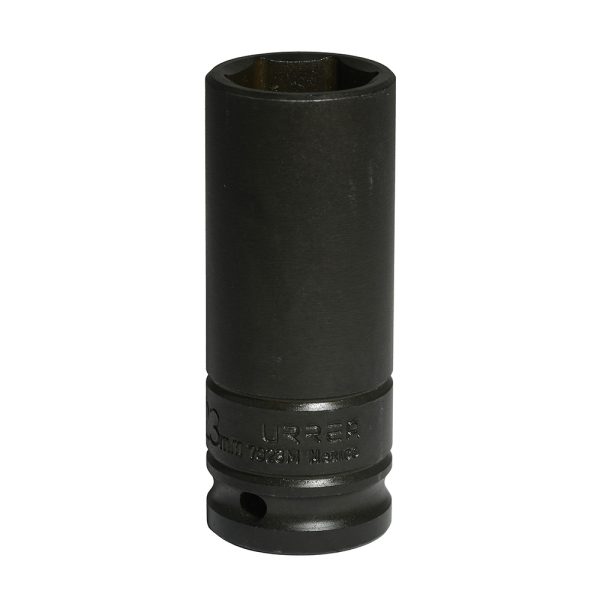 7323M - Dado de impacto largo cuadro de 1/2", 6 puntas, métrico, 23 mm Urrea