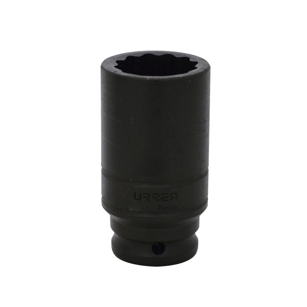 7327MT.jpg 7327MT - Dado de impacto largo cuadro de 1/2", 12 puntas, métrico, 27 mm Urrea