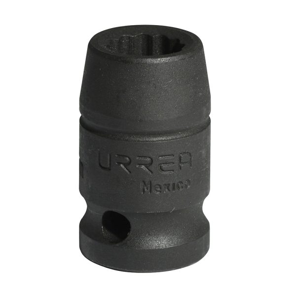 7412MT - Dado de impacto cuadro de 1/2", 12 puntas, métrico, 12 mm Urrea