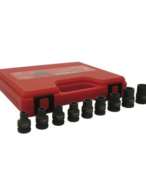 74300.jpg 74300 - Juego de dados de impacto torx hembra cuadro de 1/2", 9 piezas Urrea