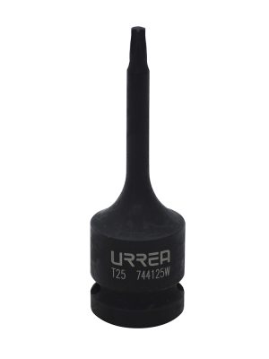 744125W.jpg 744125W - Dado de impacto con punta torx cuadro de 1/2", T25 Urrea