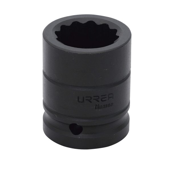 7518T - Dado de impacto cuadro de 3/4", 12 puntas, en pulgadas, 1-1/8" Urrea