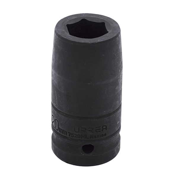 7520ML - Dado de impacto largo cuadro de 3/4", 6 puntas, métrico, 20 mm Urrea