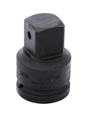 7655.jpg 7655 - Adaptador con barreno pasado para dado de impacto cuadro de 3/4" hembra a 1" macho Urrea