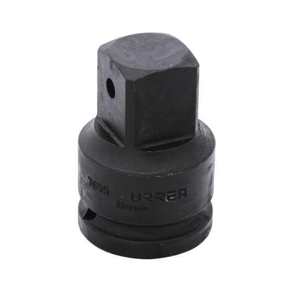 7655 - Adaptador con barreno pasado para dado de impacto cuadro de 3/4" hembra a 1" macho Urrea