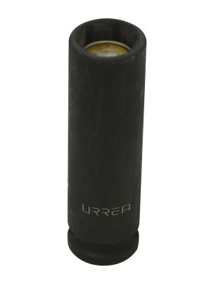 7716HM - Dado de impacto largo con imán cuadro de 3/8", 6 puntas, en pulgadas, 1/2" Urrea